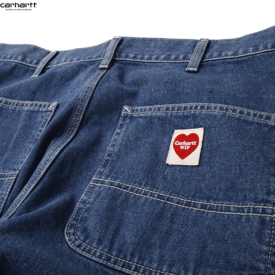 CARHARTT WIP SINGLE KNEE PANT (BLUE STONE WASHED)
