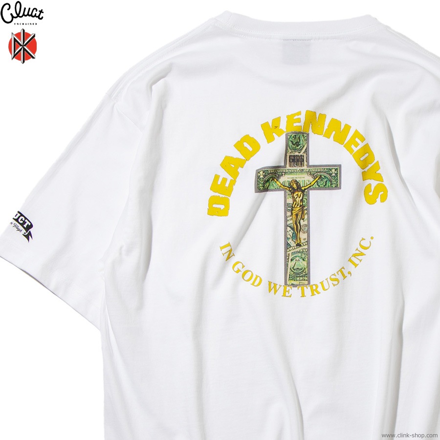 CLUCT IN GOD WE TRUST [S/S TEE] (WHITE) #05091