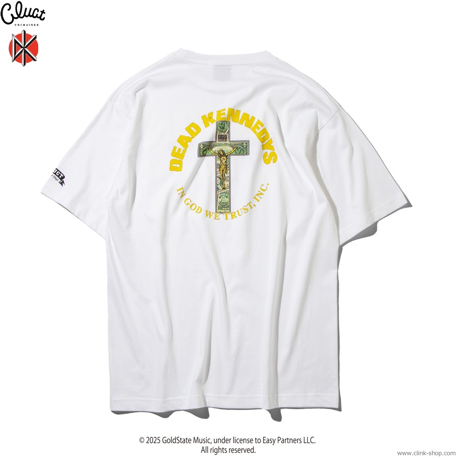 CLUCT IN GOD WE TRUST [S/S TEE] (WHITE) #05091