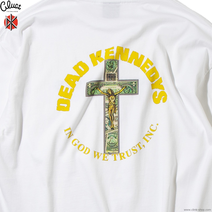 CLUCT IN GOD WE TRUST [S/S TEE] (WHITE) #05091