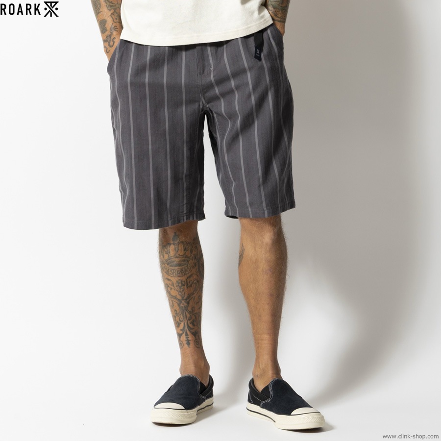 ROARK TRAVEL SHORTS JACQUARD (BLACK)
