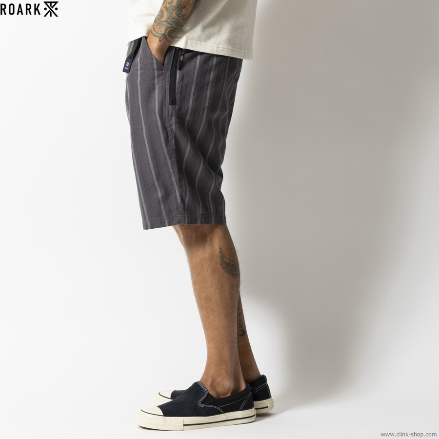 ROARK TRAVEL SHORTS JACQUARD (BLACK)