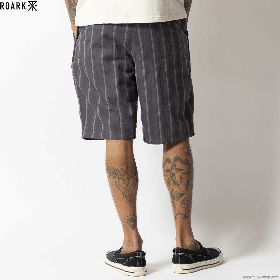 ROARK TRAVEL SHORTS JACQUARD (BLACK)