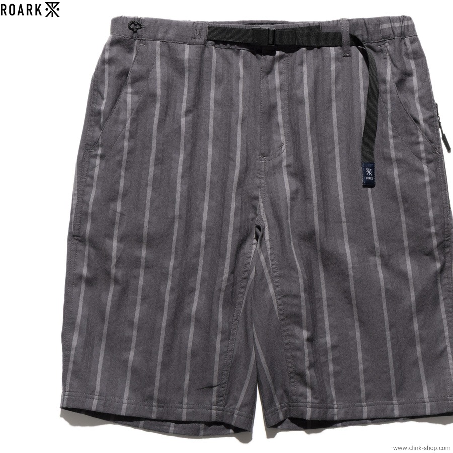 ROARK TRAVEL SHORTS JACQUARD (BLACK)