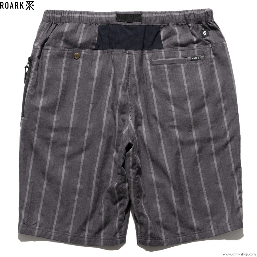 ROARK TRAVEL SHORTS JACQUARD (BLACK)