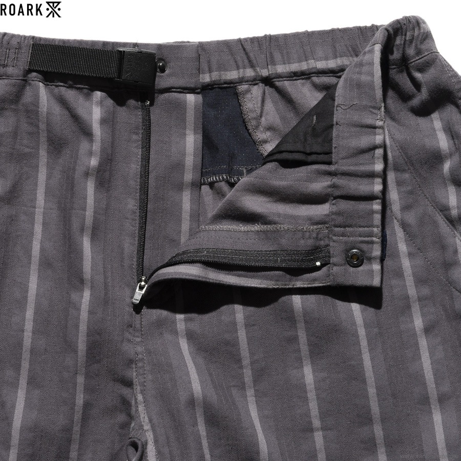 ROARK TRAVEL SHORTS JACQUARD (BLACK)