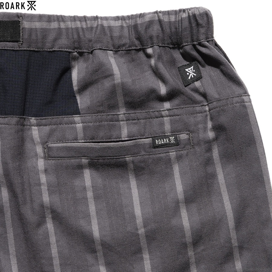 ROARK TRAVEL SHORTS JACQUARD (BLACK)
