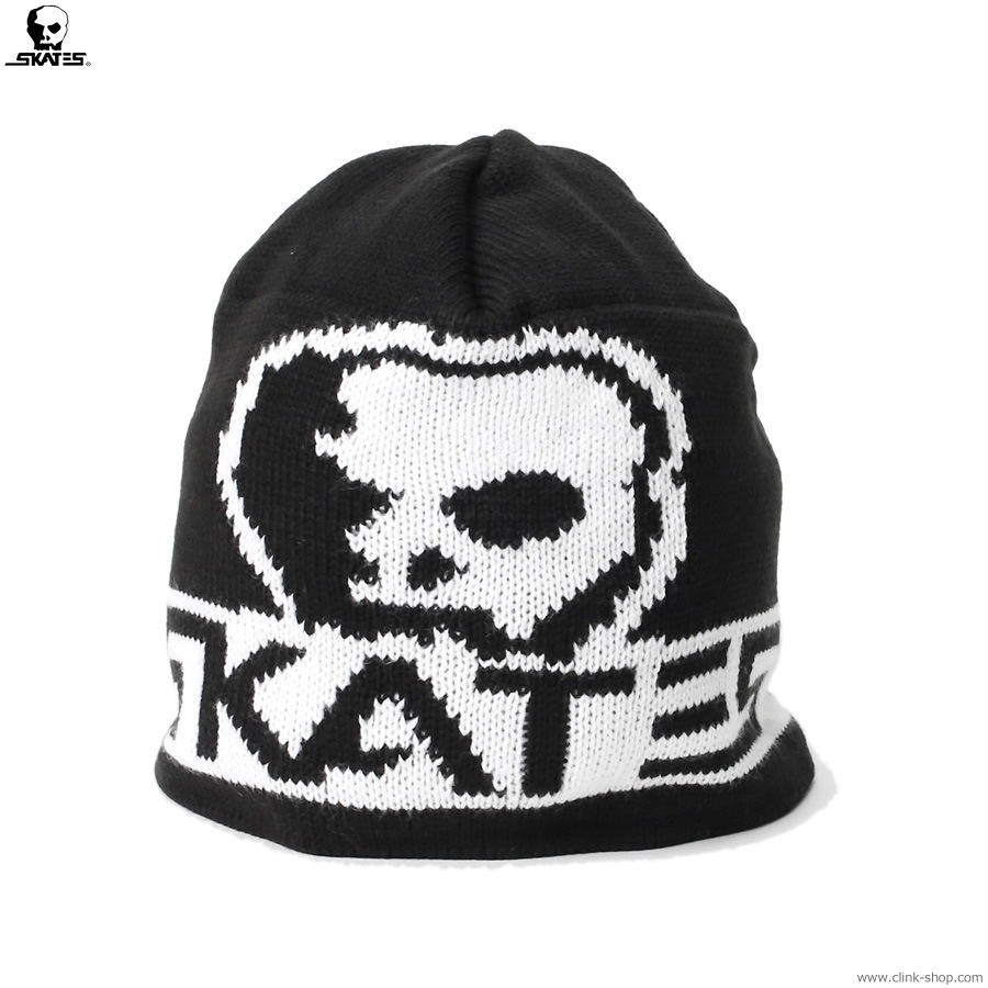 SKULL SKATES WOVEN NO CUFF BEANIE