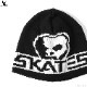 SKULL SKATES WOVEN NO CUFF BEANIE