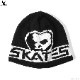 SKULL SKATES WOVEN NO CUFF BEANIE