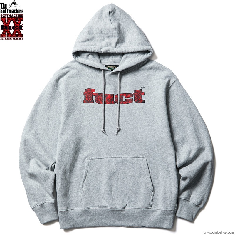 CLINK|SOFTMACHINE ROSE FILL FUCT OG LOGO HOODED [FUCT×SOFTMACHINE CLINK|SOFTMACHINE ROSE FILL FUCT OG LOGO HOODED [FUCT×SOFTMACHINE