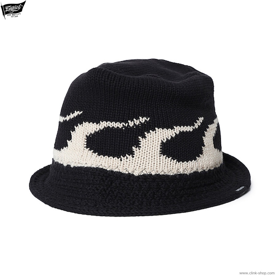 EVILACT FLAMES CRUSHER HAT (BLACK) [EA24-ACT2-C04]