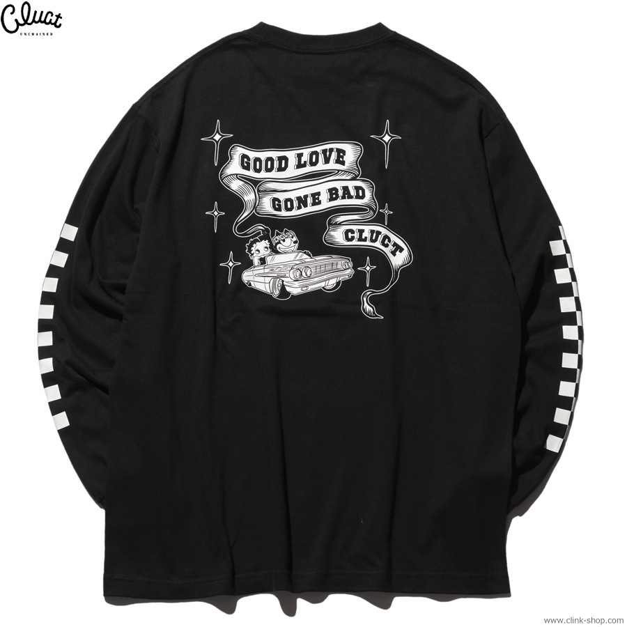 CLUCT GOOD LOVE [L/S 6.2oz TEE (BLACK)