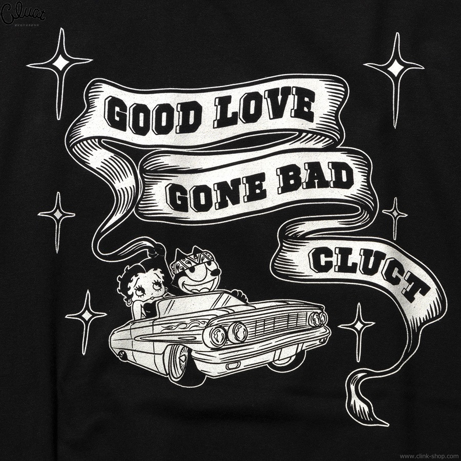 CLUCT GOOD LOVE [L/S 6.2oz TEE (BLACK)