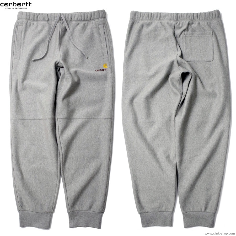 CARHARTT WIP AMERICAN SCRIPT JOGGING PANT (GREY HEATHER)