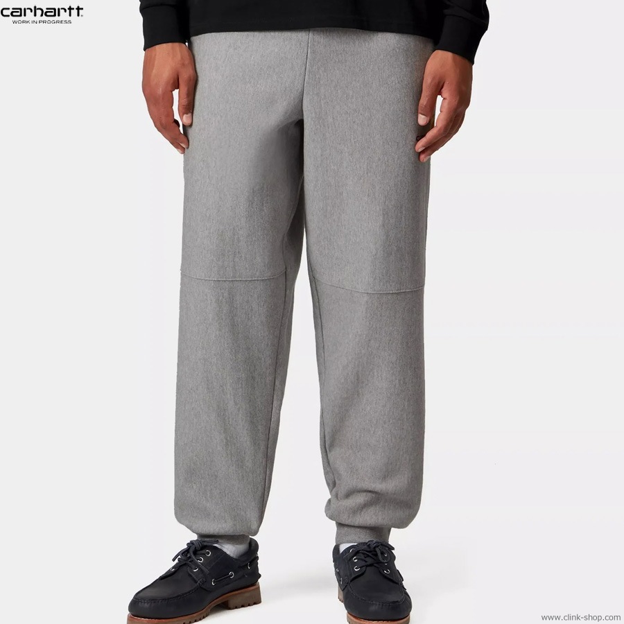 CARHARTT WIP AMERICAN SCRIPT JOGGING PANT (GREY HEATHER)