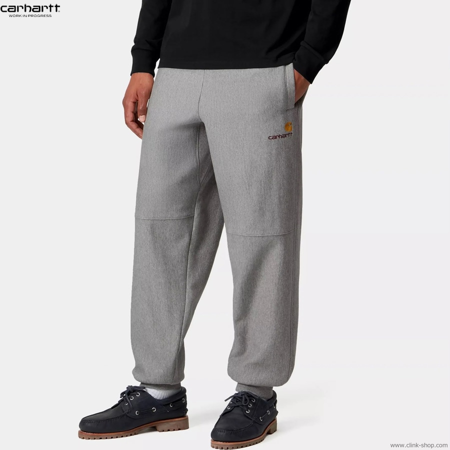 CARHARTT WIP AMERICAN SCRIPT JOGGING PANT (GREY HEATHER)