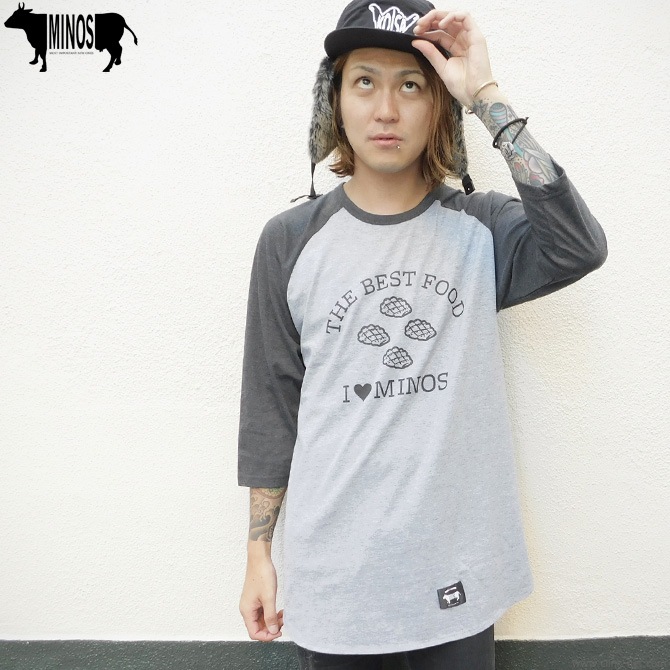 MINOS I LOVE MINOS 3/4 BB TEE [MNR8-TE07]