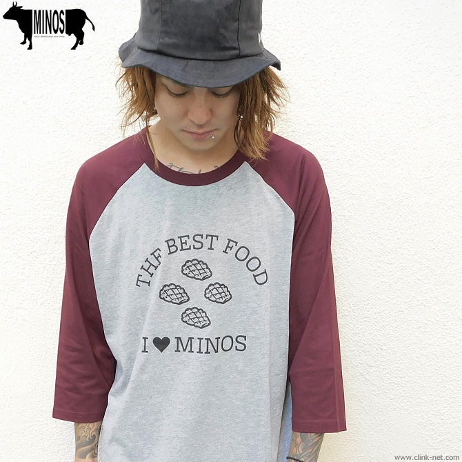 MINOS I LOVE MINOS 3/4 BB TEE [MNR8-TE07]