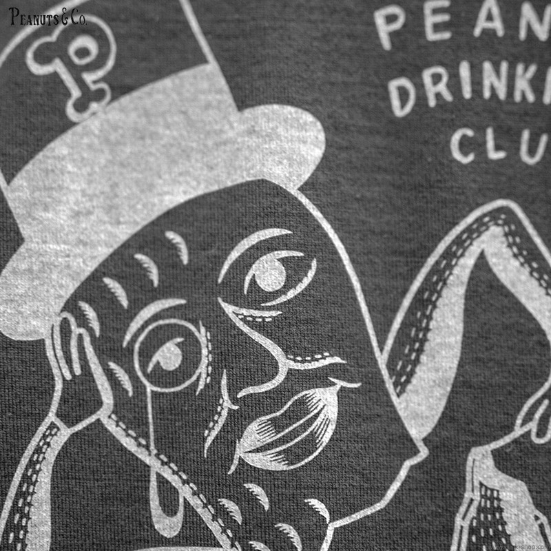 PEANUTS & CO. �� MOTAS COLLABORATION PEANUTS CLUB TEE ��BLACK��