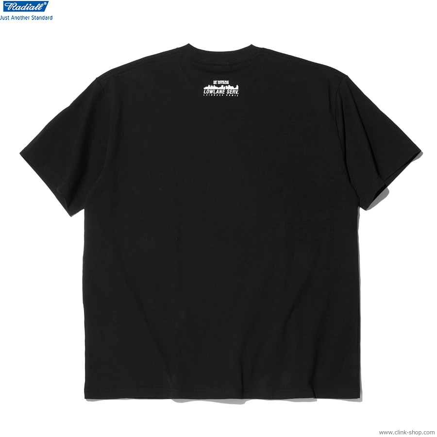 RADIALL WHEELS - CREW NECK T-SHIRT S/S (BLACK) [RAD-24SS-TEE010]