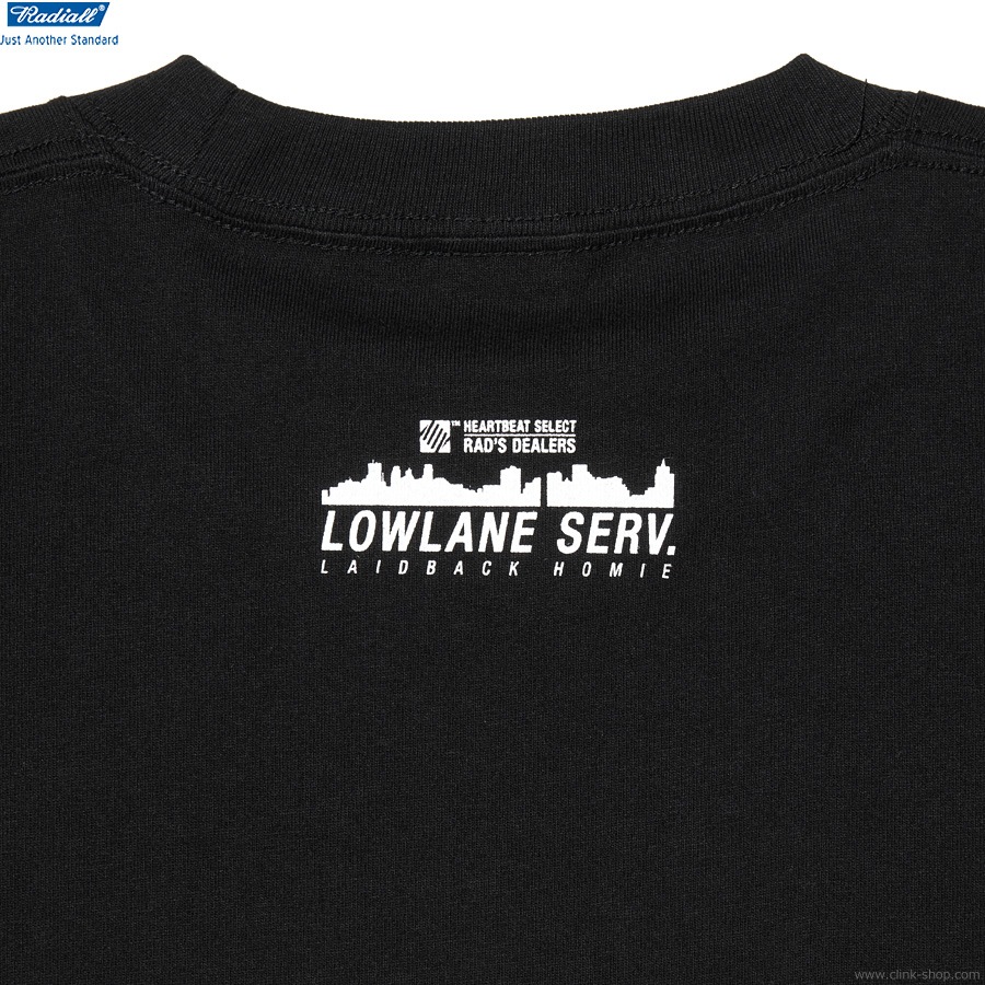 RADIALL WHEELS - CREW NECK T-SHIRT S/S (BLACK) [RAD-24SS-TEE010]