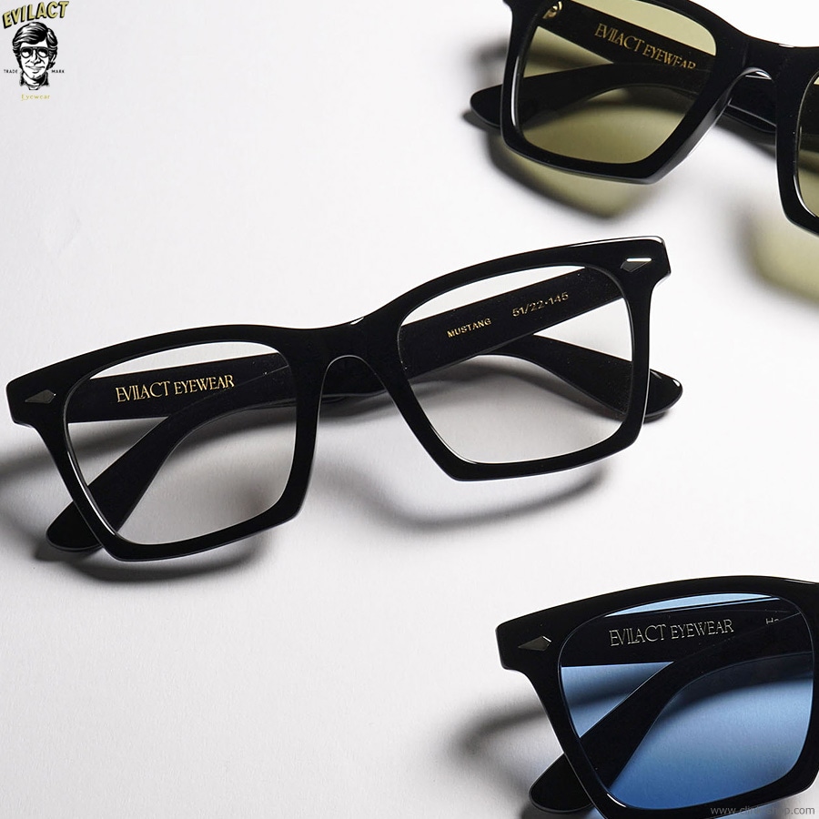 CLINK｜EVILACT EYEWEAR MUSTANG - BLACK/COLOR PHOTOCHROMIC SMOKE