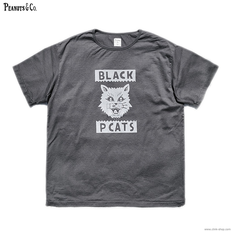 PEANUTS & CO. �� MOTAS COLLABORATION BLACK CATS TEE ��BLACK��