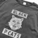 PEANUTS & CO. �� MOTAS COLLABORATION BLACK CATS TEE ��BLACK��
