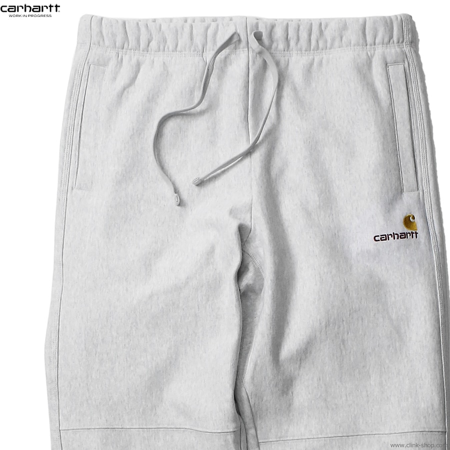 CLINK｜CARHARTT WIP AMERICAN SCRIPT JOGGING PANT (ASH HEATHER