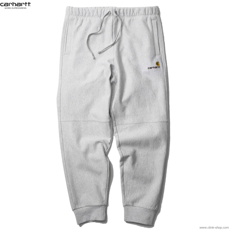 CLINK｜CARHARTT WIP AMERICAN SCRIPT JOGGING PANT (ASH HEATHER
