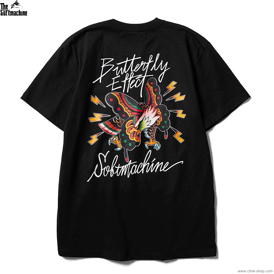 SOFTMACHINE BUTTERFLY EFFECT-T (BLACK)