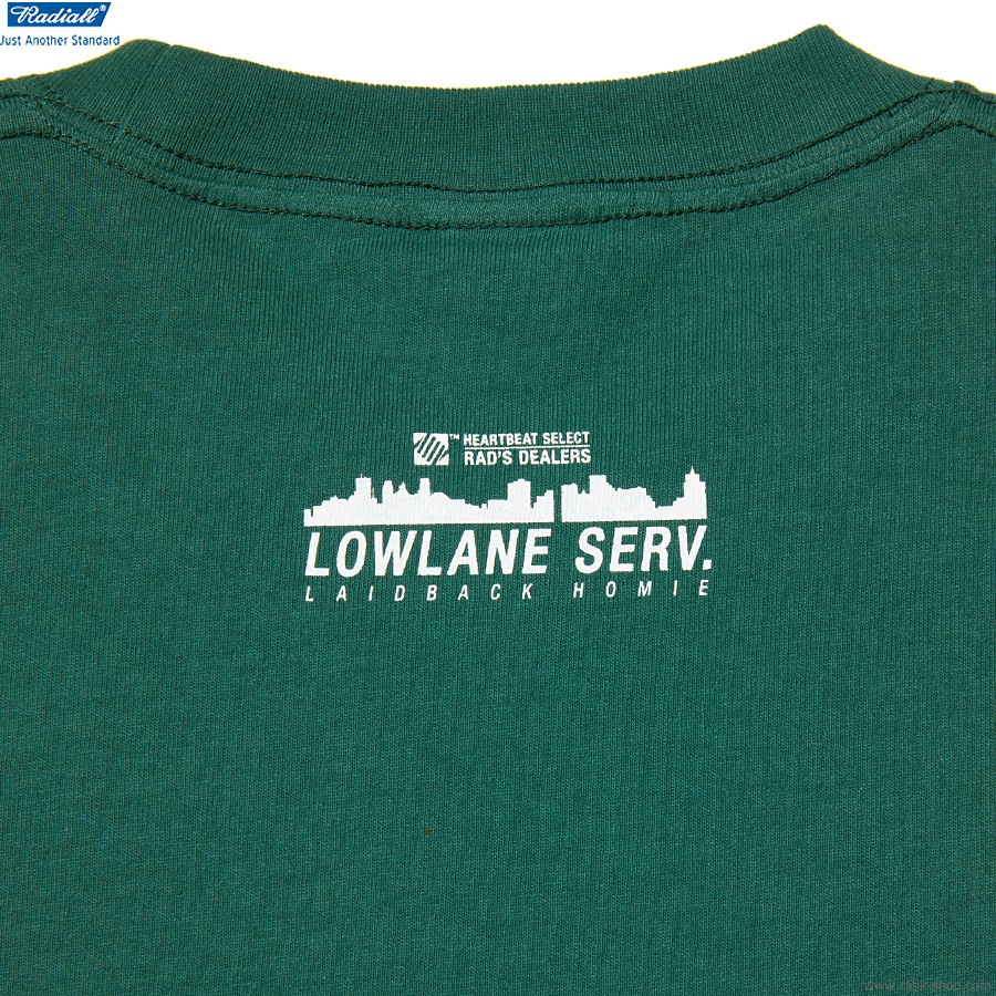 RADIALL WHEELS - CREW NECK T-SHIRT S/S (FOREST GREEN) [RAD-24SS-TEE010]