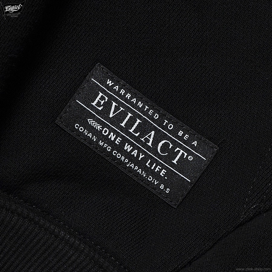 EVILACT HEAVY HOODIE (BLACK) [EA24-ACT2-T04]