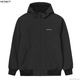 CARHARTT WIP HOODED SAIL JACKET (BLACK/WHITE)