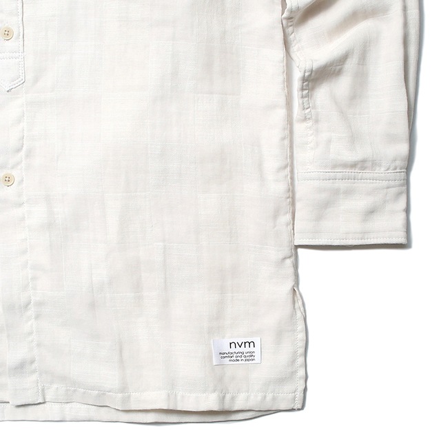 NVM GAUZE LONG SH (OFF WHITE) [NVM17S-SH01]