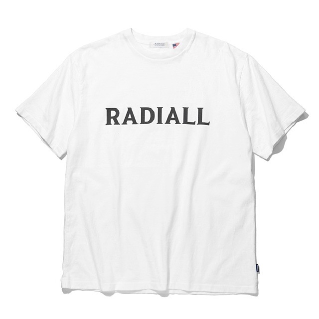 RADIALL LOGO TYPE - CREW NECK T-SHIRT S/S (WHITE)