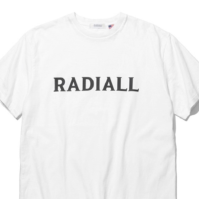 RADIALL LOGO TYPE - CREW NECK T-SHIRT S/S (WHITE)
