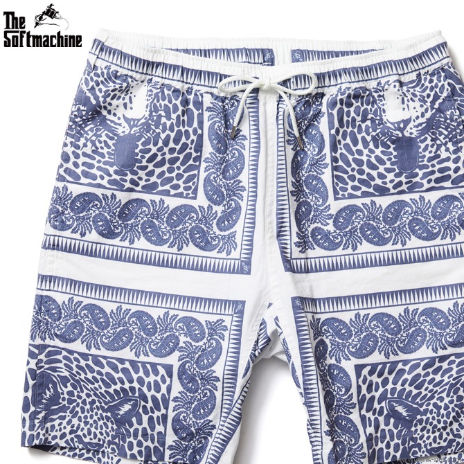CLINK｜SOFTMACHINE BLEND BANDANA SHORTS (NAVY)｜東京・吉祥寺
