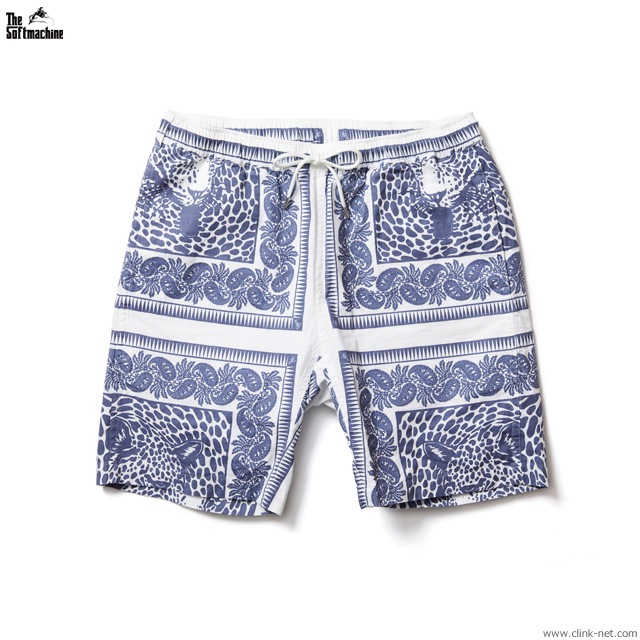 CLINK｜SOFTMACHINE BLEND BANDANA SHORTS (NAVY)｜東京・吉祥寺