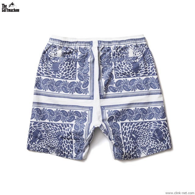 CLINK｜SOFTMACHINE BLEND BANDANA SHORTS (NAVY)｜東京・吉祥寺