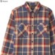 BRIXTON BOWERY L/S FLANNEL (BLUE��RED)