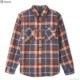 BRIXTON BOWERY L/S FLANNEL (BLUE��RED)