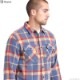 BRIXTON BOWERY L/S FLANNEL (BLUE��RED)