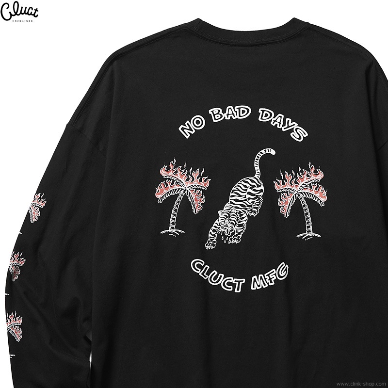 CLUCT BRAIN FREEZE L/S TEE W (BLACK) #04280