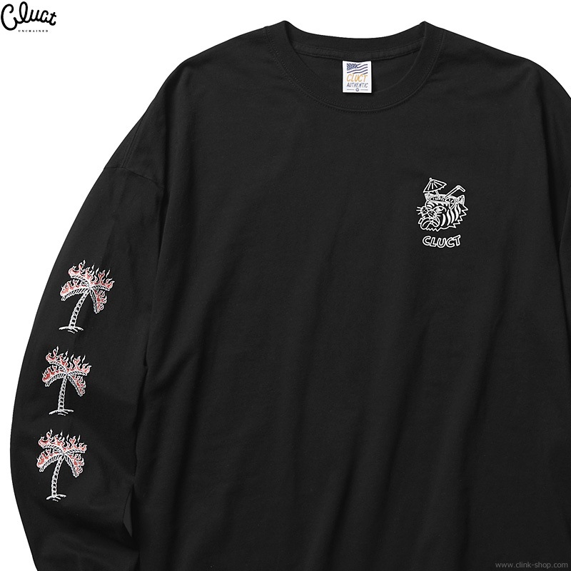 CLUCT BRAIN FREEZE L/S TEE W (BLACK) #04280