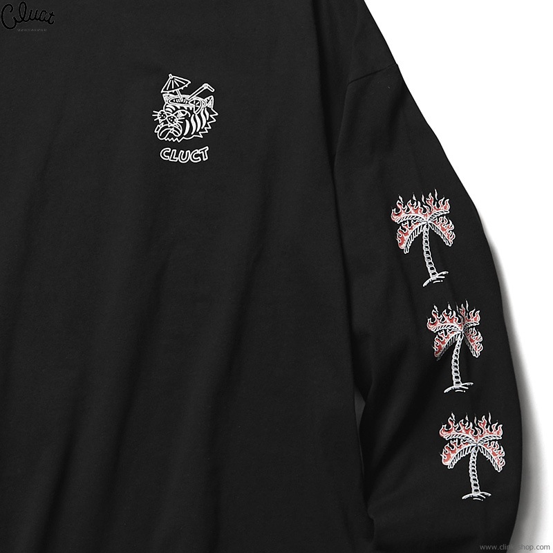 CLUCT BRAIN FREEZE L/S TEE W (BLACK) #04280