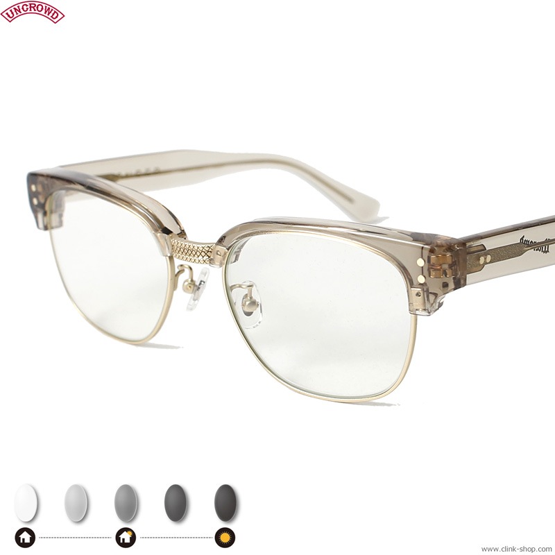 UNCROWD/アンクラウド　LANCER 調光モデル　tort/gray 全3色【UNCROWD/アンクラウド】 「Biker Shade”LANCER-Photochromic