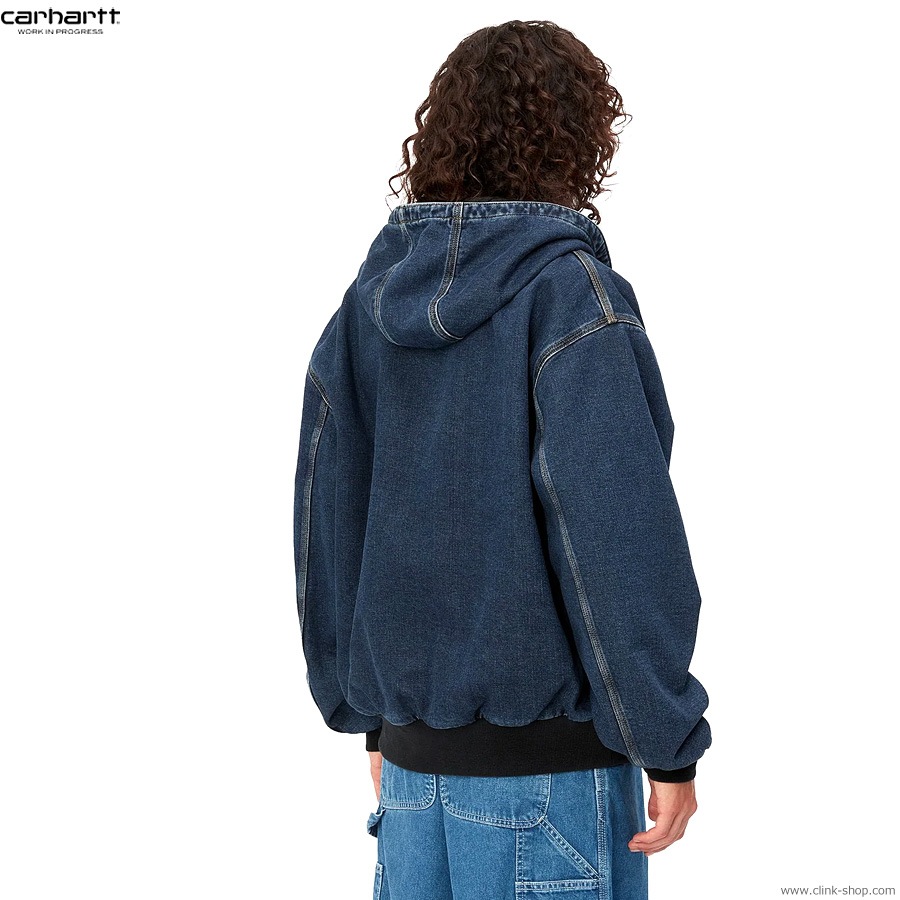 Carhartt WIP OG ACTIVE JACKET デニムルーズフィット Carhartt WIP OG Active Jacket - Denim (Winter) | Blue (stone