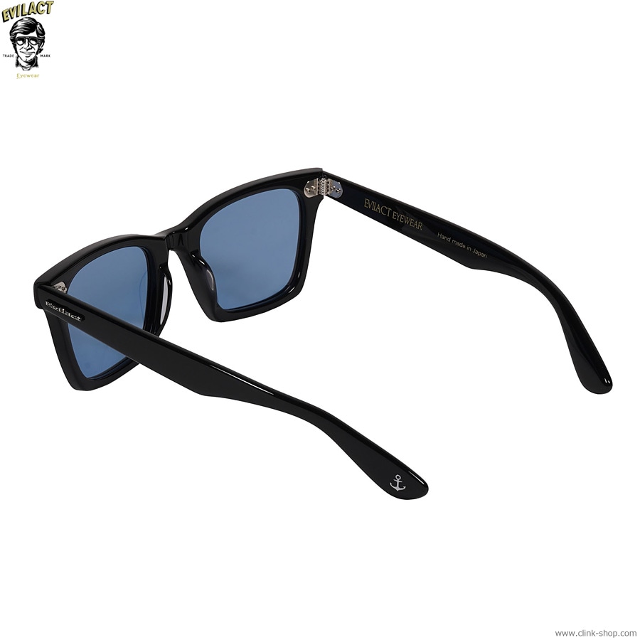CLINK｜EVILACT EYEWEAR MUSTANG - BLACK/BLUE LENS [EAE24-21-03
